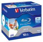 PŁYTA BD-R 25GB 6X VERBATIM 43713 JEWEL 10 SZT.