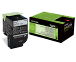 TONER ORYGINALNY LEXMARK 70C20K0 CZARNY 1000 STRON