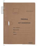 TECZKA ZAWIESZKOWA A4 DONAU DO AKT OSOBOWYCH BRĄZOWA 230 G/M²
