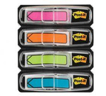 ZAKŁADKI INDEKSUJĄCE FOLIOWE 11,9X43,2MM 3M POST-IT® 684-ARR4 MIX*4 4*24SZT