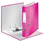 Segregator A4 laminowany LEITZ WOW 50mm 10060023 różowy