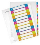 Przekładki 1-12 A4 LEITZ WOW numeryczne 12440000 plastikowe