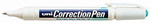 KOREKTOR W PIÓRZE 8ML UNI CLP-300 138306 METALOWA KOŃCÓWKA
