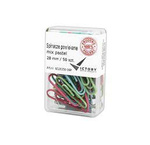 SPINACZE OKRĄGŁE 28MM VICTORY OFFICE PRODUCTS 6028350-99P MIX KOLORÓW METALOWE POWLEKANE W POJEMNIKU PLASTIKOWYM 50SZT