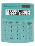 KALKULATOR BIUROWY 124X101X33MM VECTOR KAV VC-812 GN ZIELONY PASTELOWY SOLARNE+BATERIA