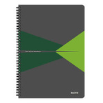 KOŁONOTATNIK A4 LEITZ OFFICE 44950055 ZIELONY W KRATKĘ PP 90KART