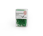 SPINACZE OKRĄGŁE 28MM VICTORY OFFICE PRODUCTS 6028350-15 ZIELONE METALOWEPOWLEKANE W POJEMNIKU PLASTIKOWYM 50SZT