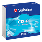PŁYTA CD-R 700MB 52X VERBATIM DATALIFE 43415 SLIM 10 SZT.