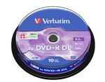 PŁYTA DVD+R 8,5GB 8X VERBATIM DATALIFE PLUS 43666 CAKE 10 SZT.