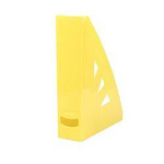 POJEMNIK NA CZASOPISMA A4/70MM OFFICE PRODUCTS ŻÓŁTY PLASTIKOWY AŻUROWY