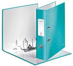 Segregator A4 laminowany LEITZ WOW 80mm 10050051 turkusowy
