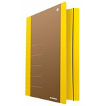 TECZKA Z GUMKĄ A4 DONAU LIFE ŻÓŁTA KARTON 500 G/M²