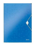 Teczka z gumką A4 LEITZ WOW 45990036 niebieska PP 15mm