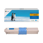G&G KOMPATYBILNY TONER Z 44973535, CYAN, 1500S, NT-COC301FC, DLA OKI C301, C321, MC332, MC342, N