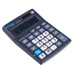 KALKULATOR BIUROWY 137X101X30MM DONAU TECH OFFICE CZARNY SOLARNE+BATERIA