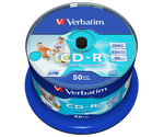 PŁYTA CD-R 700MB 52X VERBATIM DATALIFE PLUS 43438 CAKE 50 SZT.