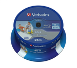 PŁYTA BD-R 25GB 6X VERBATIM DATALIFE 43811 CAKE 25 SZT.
