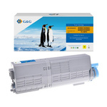G&G KOMPATYBILNY TONER Z 46490605, YELLOW, 6000S, NT-COC532XXY, DLA OKI C532DN, C542DN, MC563DN, MC573DN, N