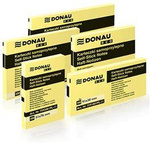 KARTECZKI SAMOPRZYLEPNE 127X76MM DONAU ECO JASNO ŻÓŁTE 100KART