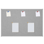 TABLICA TEKSTYLNA 90X120CM MATBOARDS 5405-29K SZARA RAMA ALUMINIOWA