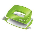 DZIURKACZ Z OGRANICZNIKIEM METALOWY LEITZ WOW 5060 50601054 ZIELONY METALICZNY 10 KART