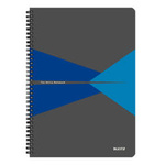 KOŁONOTATNIK A4 LEITZ OFFICE 44950035 NIEBIESKI W KRATKĘ PP 90KART