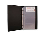 Wizytownik BIUR-FOL LUX WI-21-02 granatowy PVC 200 wizytówek