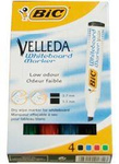 Marker suchościeralny BIC 1751 ECO 904950 mix*4 ścięta k. 3.7-5.5mm 4szt