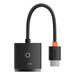 ADAPTER HDMI DO VGA BASEUS LITE SERIES, BEZ AUDIO (CZARNY)