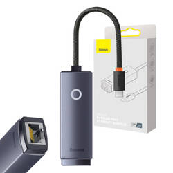 ADAPTER SIECIOWY BASEUS LITE SERIES USB-C DO RJ45 (SZARY)