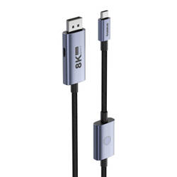 ADAPTER USB-C - DP BASEUS 8K 1,5M (CZARNY)