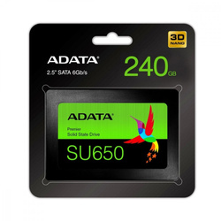 ADATA DYSK SSD ULTIMATE SU650 240G 2.5 S3 3D TLC RETAIL