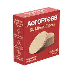 AEROPRESS - FILTRY PAPIEROWE NATURAL XL 200 SZTUK