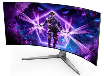 AOC MONITOR AG456UCZD 44.5'' CURVED OLED 240HZ HDMIX2 DP USB-C HAS GŁOŚNIKI