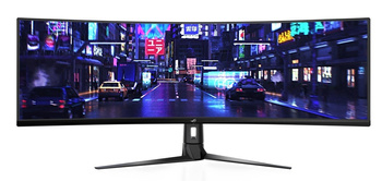 ASUS MONITOR 49 XG49VQ VA 32:9 (3840 X 1080) ROG STRIX 144HZ 4MS 1200NIT 125% SRGB HDR400 HDMI DP USB B 2XUSB3.0 GŁOŚNIK