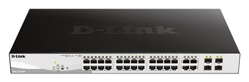 D-LINK PRZEŁĄCZNIK DGS-1210-28P 24GE POE 4SFP