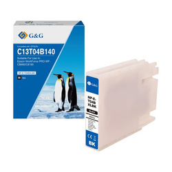 G&G KOMPATYBILNY INK / TUSZ Z C13T04B140, BLACK, 5800S, NP-E-T04BXLBK-A, DLA EPSON WF-C8190, WF-C8690