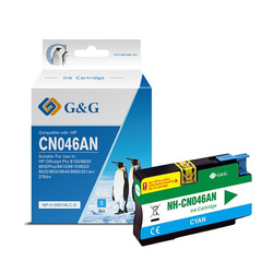 G&G KOMPATYBILNY INK / TUSZ Z CN046AE, CYAN, 1500S, NP-H-0951XLC(HP950XL, DLA HP OFFICEJET PRO 276DW, 8100 EPRINTER,8620