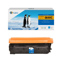 G&G KOMPATYBILNY TONER Z CANON 064 H C, NT-CC064XQFC-RC, CYAN, 10500S, HIGH CAPACITY