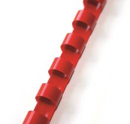 Grzbiet plastikowy 45mm ARGO 405454 czerwony 50 szt