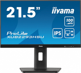 IIYAMA MONITOR 21.5 CALA PROLITE XUB2293HSU-B6 IPS,100HZ,HAS(150MM),1MS,HDMI,DP,2XUSB, FREESYNC,2X2W,PIVOT