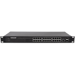 INTELLINET PRZEŁĄCZNIK INTELLINET GIGA 24X RJ45 + 2X SFP WEB-SMART VLAN QOS RACK