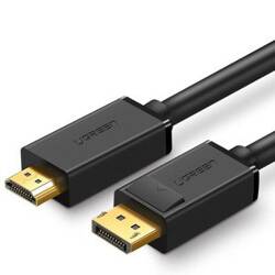 KABEL DISPLAYPORT - HDMI UGREEN DP101 FULLHD 3M (CZARNY)