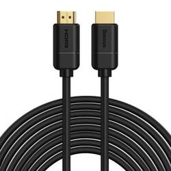 KABEL HDMI 2.0 BASEUS, 4K 30HZ, 3D, HDR, 18GBPS, 8M (CZARNY)