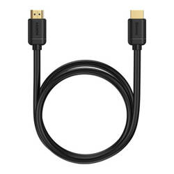 KABEL HDMI 2.0 BASEUS HIGH DEFINITION SERIES, 4K 60HZ, 0.75M (CZARNY)