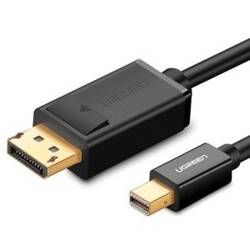 KABEL MINI DISPLAYPORT - DISPLAYPORT UGREEN 	MD105 4K 1.5M (CZARNY)