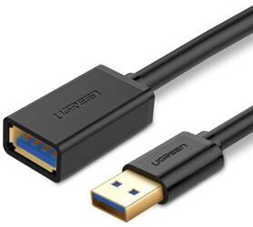 KABEL PRZEDŁUŻAJĄCY UGREEN USB 3.0 1M (CZARNY)