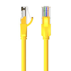 KABEL SIECIOWY UTP CAT6 VENTION IBEYF RJ45 ETHERNET 1000MBPS 1M ŻÓŁTY