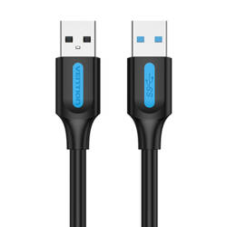 KABEL USB 3.0 VENTION CONBI 2A 3M CZARNY PVC