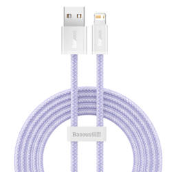 KABEL USB DO LIGHTNING BASEUS DYNAMIC, 2.4A, 2M (FIOLETOWY)